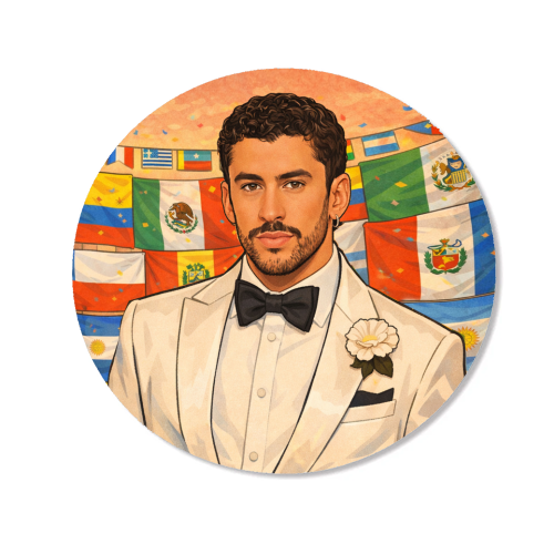 Latino Bunny - Magnet by Ms Doodle