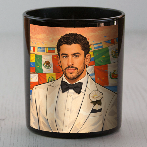 Latino Bunny - scented candle by Ms Doodle