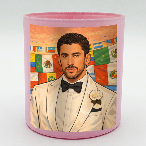 Latino Bunny - scented candle by Ms Doodle