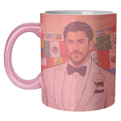 Latino Bunny - unique mug by Ms Doodle