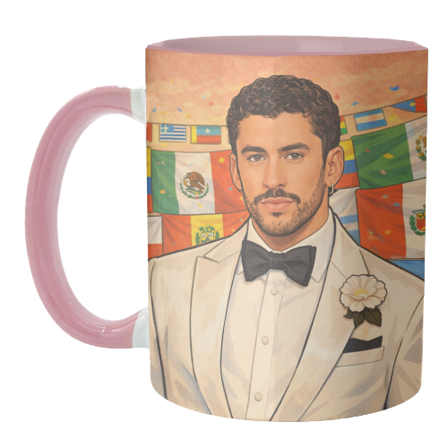 Latino Bunny - unique mug by Ms Doodle
