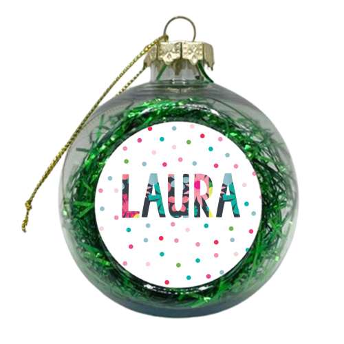 Laura design - xmas bauble by The Boy and the Bear