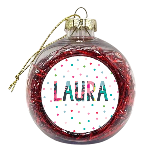 Laura design - xmas bauble by The Boy and the Bear