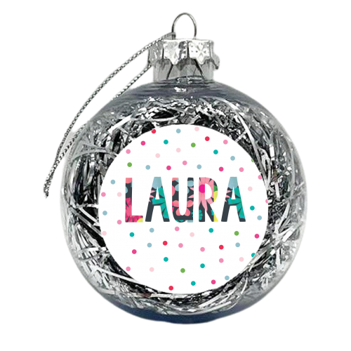 Laura design - xmas bauble by The Boy and the Bear