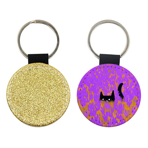 Lavender Field - keyring by The Paper Tail