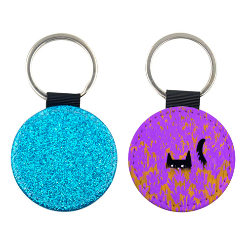 Lavender Field - keyring by The Paper Tail