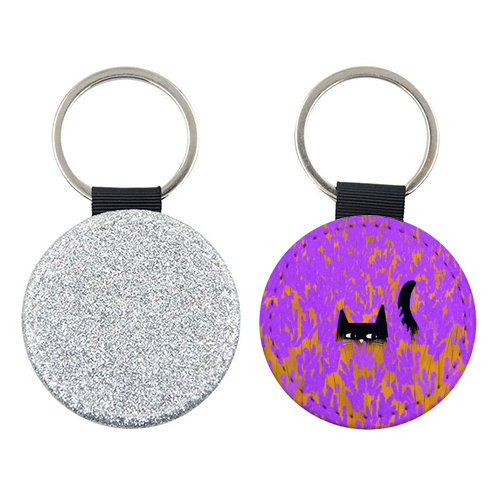 Lavender Field - keyring by The Paper Tail