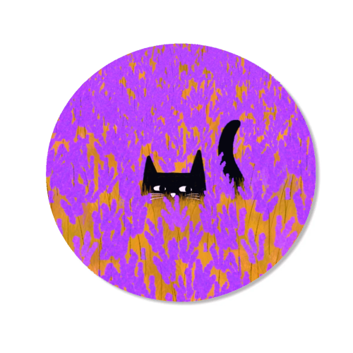 Lavender Field - Magnet by The Paper Tail