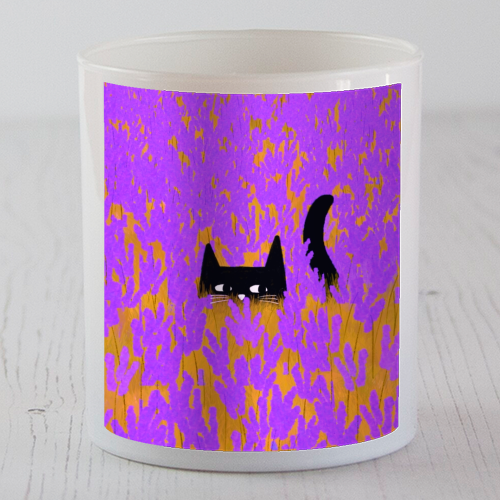 Lavender Field - scented candle by The Paper Tail