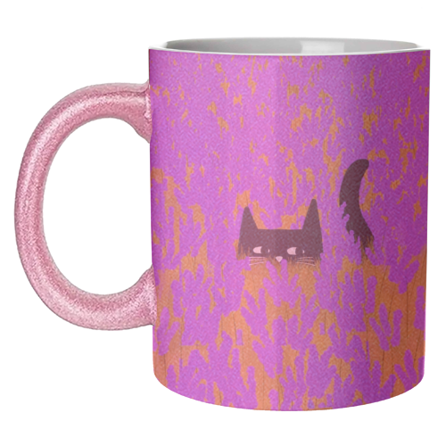 Lavender Field - unique mug by The Paper Tail