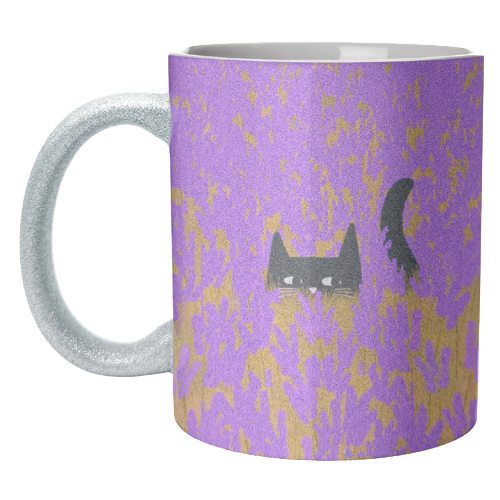 Lavender Field - unique mug by The Paper Tail
