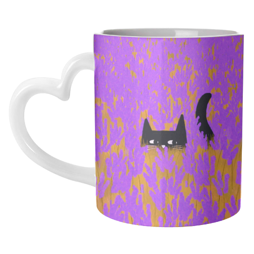Lavender Field - unique mug by The Paper Tail