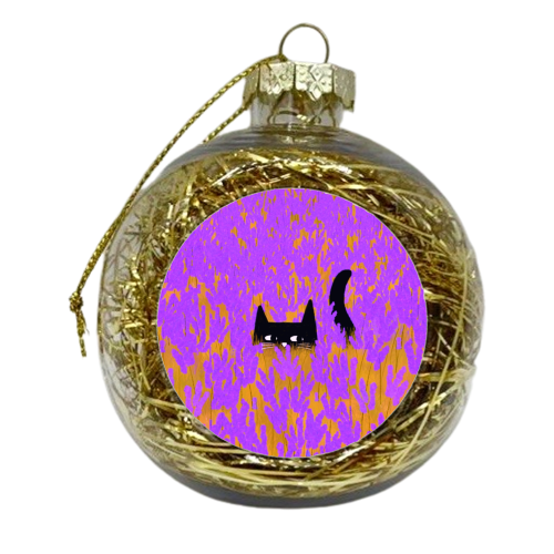 Lavender Field - xmas bauble by The Paper Tail