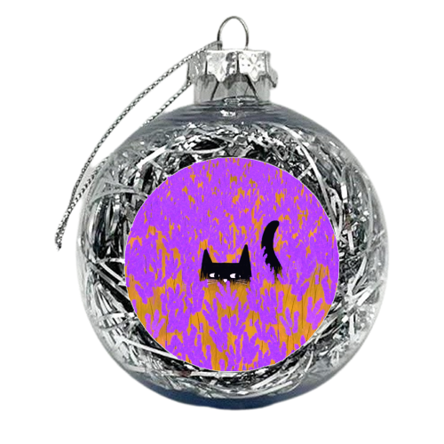 Lavender Field - xmas bauble by The Paper Tail