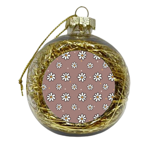 Lazy Daisy - xmas bauble by The Girl Next Draw