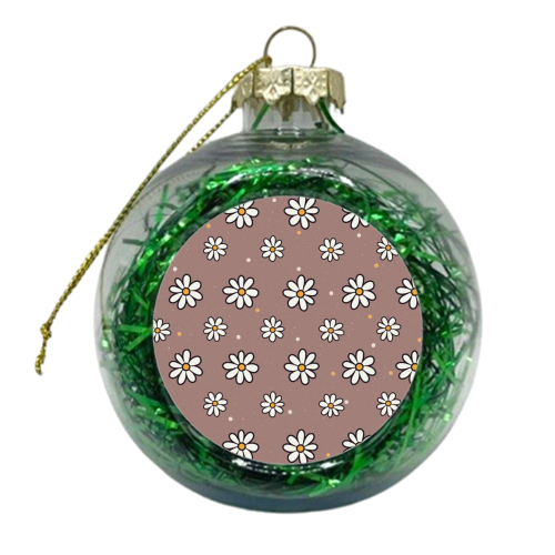 Lazy Daisy - xmas bauble by The Girl Next Draw