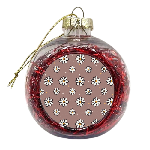 Lazy Daisy - xmas bauble by The Girl Next Draw