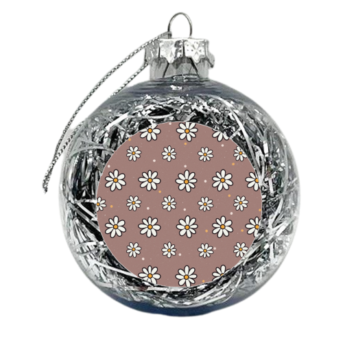 Lazy Daisy - xmas bauble by The Girl Next Draw