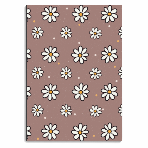 Lazy Daisy - personalised A4, A5, A6 notebook by The Girl Next Draw