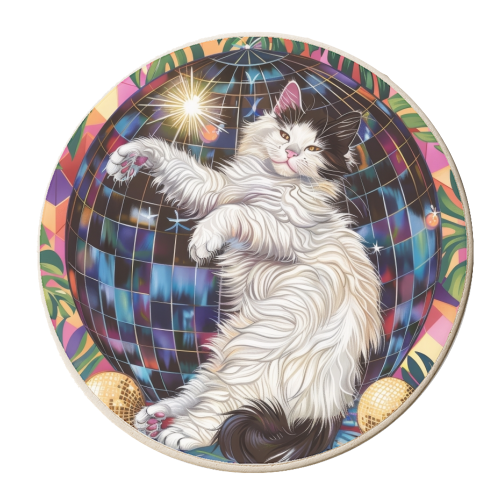 Lazy Days - personalised beer coaster by DejaReve