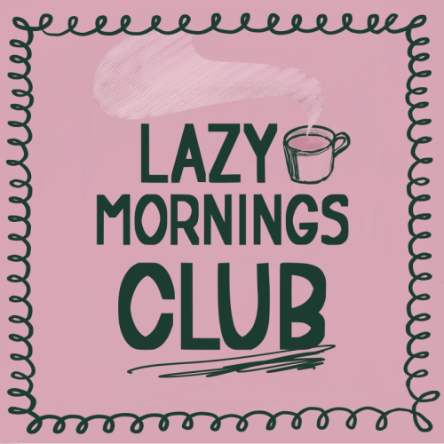 Lazy Mornings club - Die Cut Sticker by Giddy Kipper