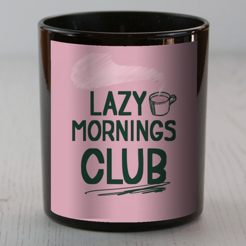 Lazy Mornings club - scented candle by Giddy Kipper