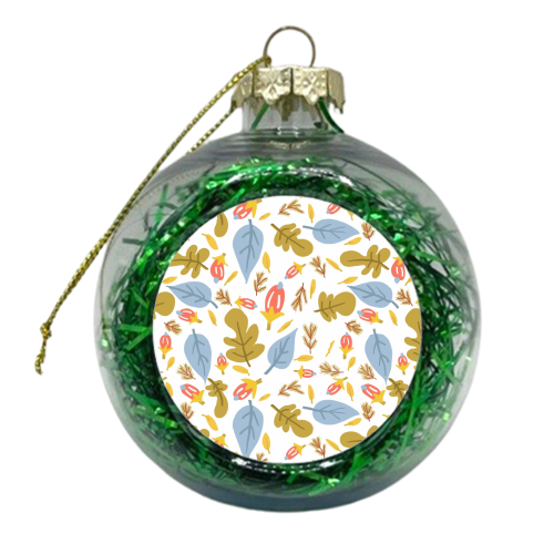 Leaflets - xmas bauble by Uma Prabhakar Gokhale