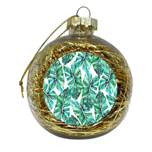 Leafy Wonder V2 - xmas bauble by Uma Prabhakar Gokhale