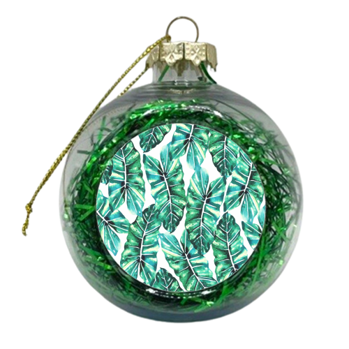 Leafy Wonder V2 - xmas bauble by Uma Prabhakar Gokhale