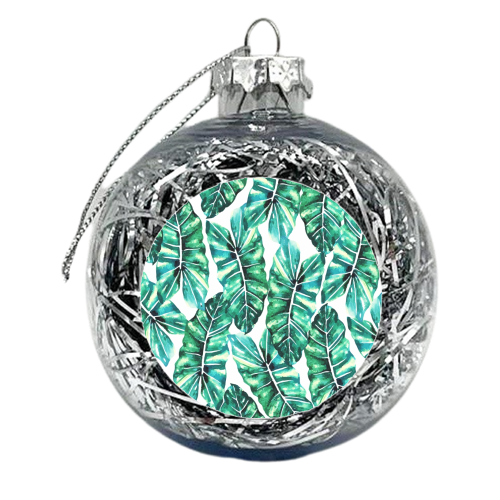 Leafy Wonder V2 - xmas bauble by Uma Prabhakar Gokhale