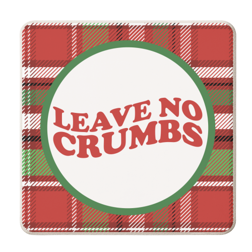 Leave No Crumbs - personalised beer coaster by AbiGoLucky
