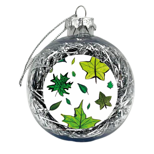 Leaves - xmas bauble by Loren Harrison