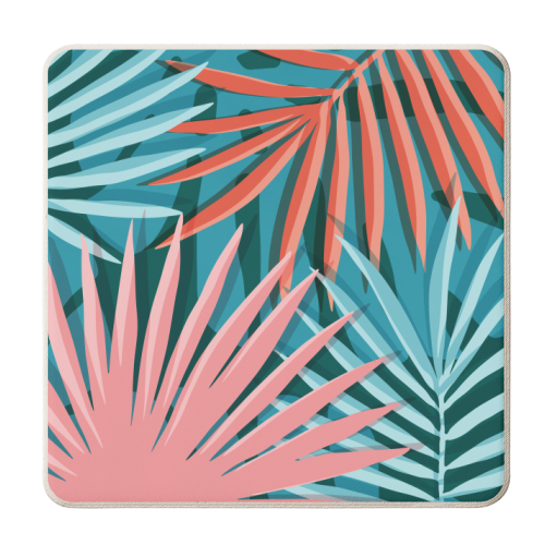 Leaves - personalised beer coaster by Vitor Costa