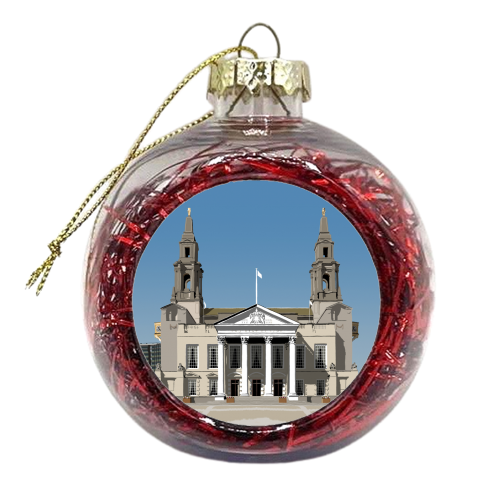 Leeds Civic Hall - xmas bauble by Richard O'Neill