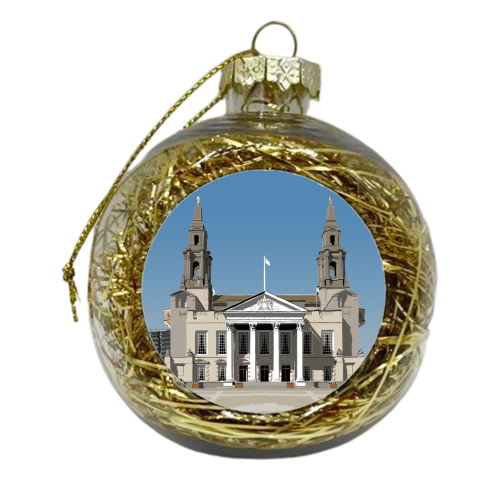 Leeds Civic Hall - xmas bauble by Richard O'Neill