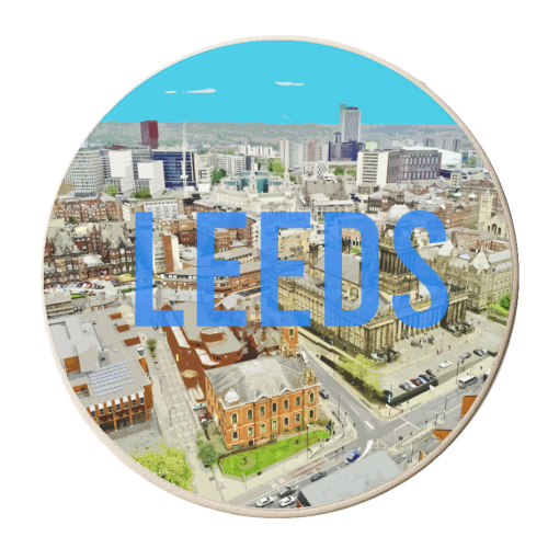 LEEDS - personalised beer coaster by AP