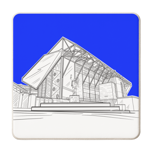 Leeds Stadium - personalised beer coaster by Adam Regester