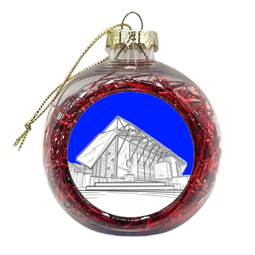 Leeds Stadium - xmas bauble by Adam Regester