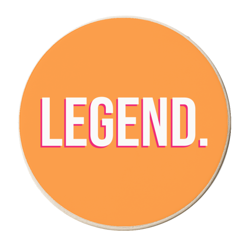 LEGEND. - personalised beer coaster by Dominique Benedict