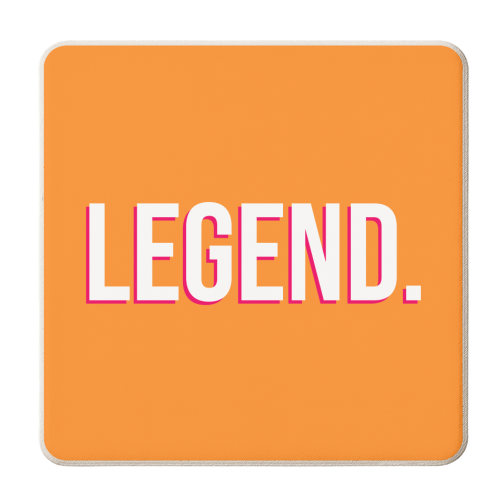 LEGEND. - personalised beer coaster by Dominique Benedict