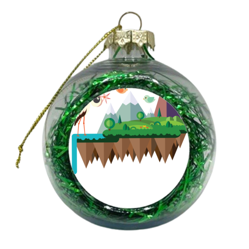 Lella the stork - xmas bauble by Alessandro Aru