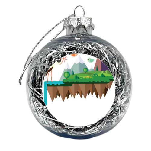 Lella the stork - xmas bauble by Alessandro Aru