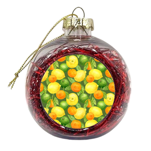 lemon and orange - xmas bauble by Anastasios Konstantinidis