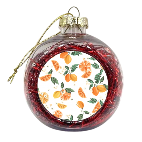 Lemon Crush 001 - xmas bauble by Mukta Lata Barua