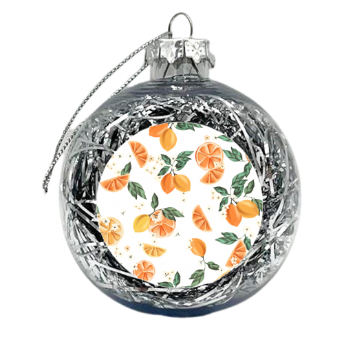 Lemon Crush 001 - xmas bauble by Mukta Lata Barua