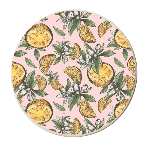 Lemon Crush - personalised beer coaster by Uma Prabhakar Gokhale