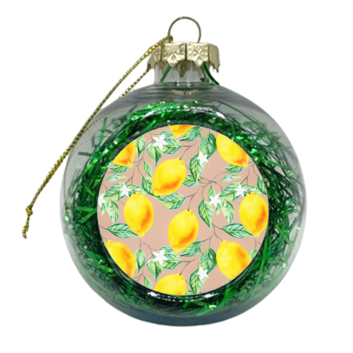 Lemon Fresh - xmas bauble by Uma Prabhakar Gokhale