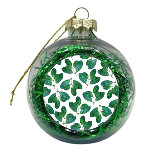 Lemon Leaf - xmas bauble by Uma Prabhakar Gokhale