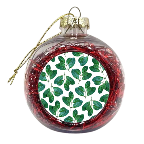 Lemon Leaf - xmas bauble by Uma Prabhakar Gokhale