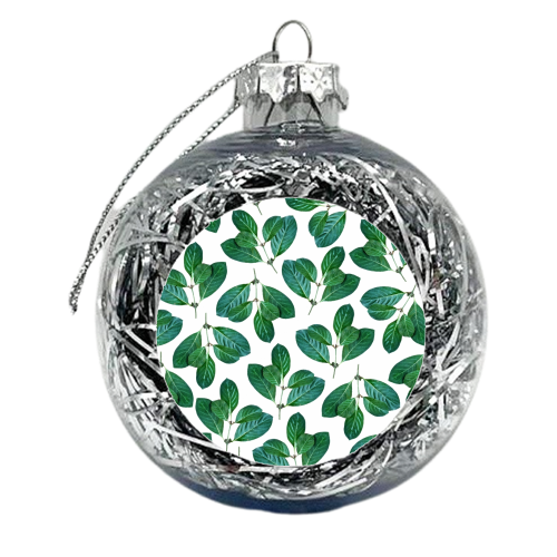 Lemon Leaf - xmas bauble by Uma Prabhakar Gokhale
